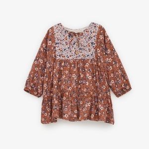 Zara Mixed Print Dress: 2-3 Years